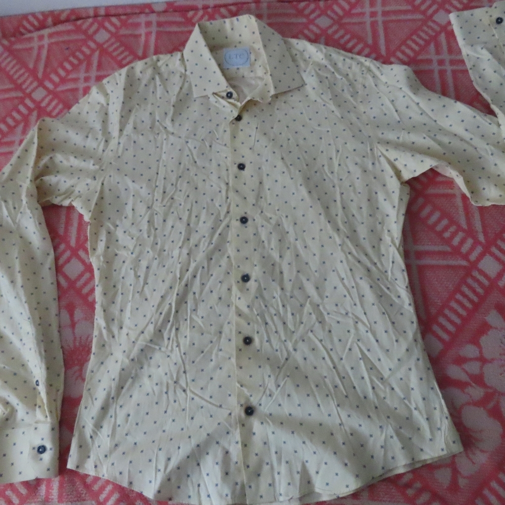 LTC chris paddack button up print shirt no size